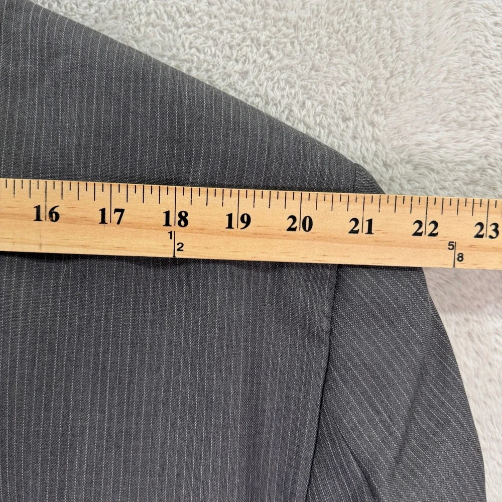 Jos A Bank Signature Collection Mens 48XL Gray Pinstripe Wool Silk Suit 38x36 - Picture 10 of 16